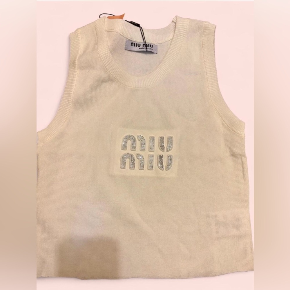 Miu Miu Bejeweled Tank